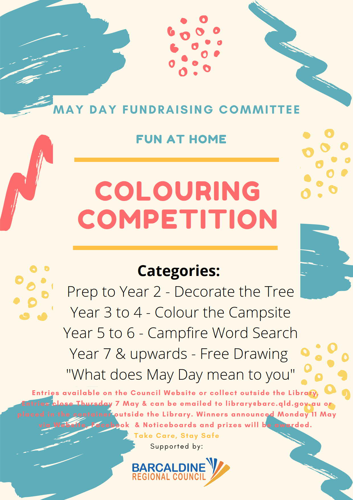 2020 May Day Fundraising Committee - Colouring Competition