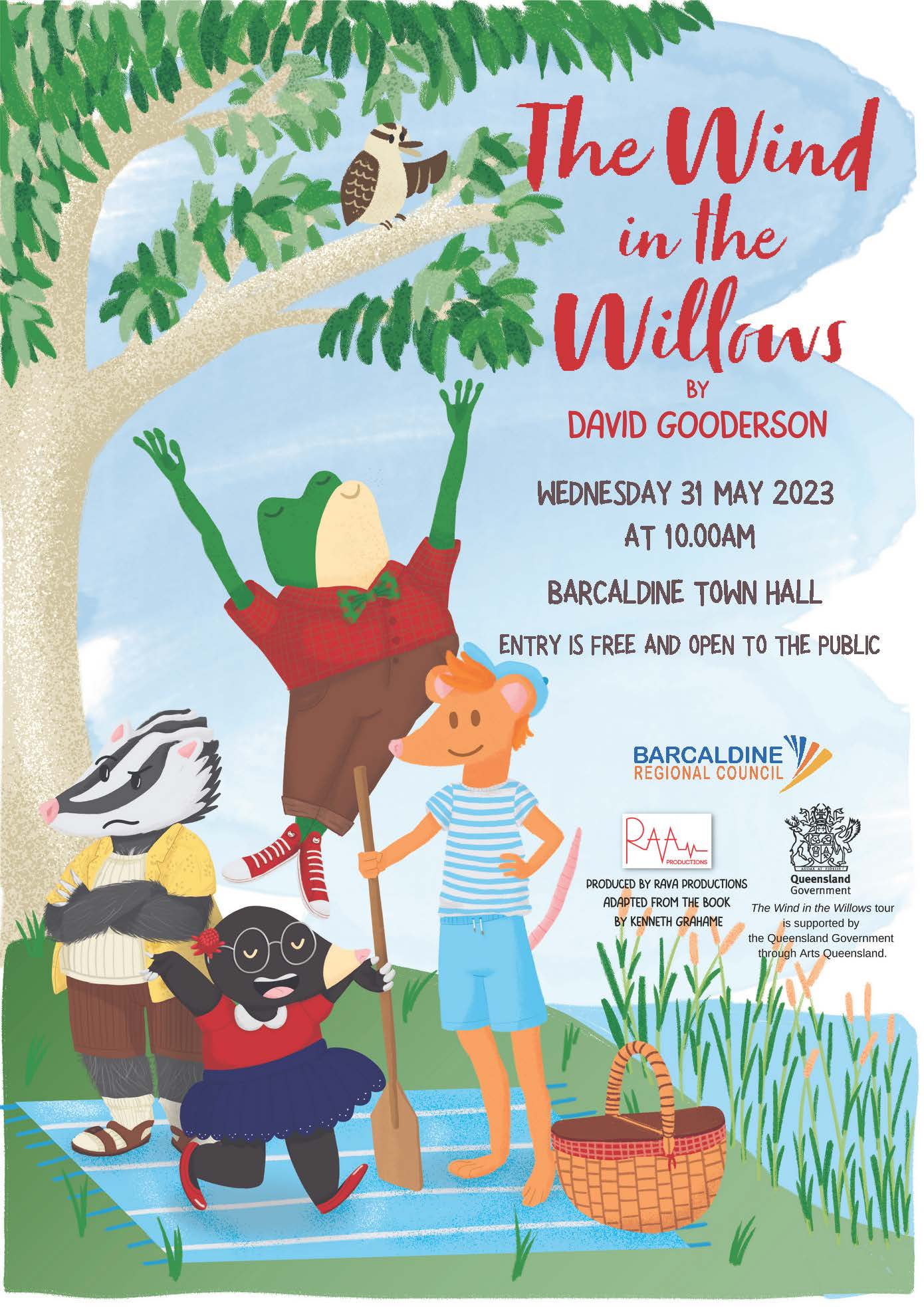 Barcaldine the wind in the willows production pdf