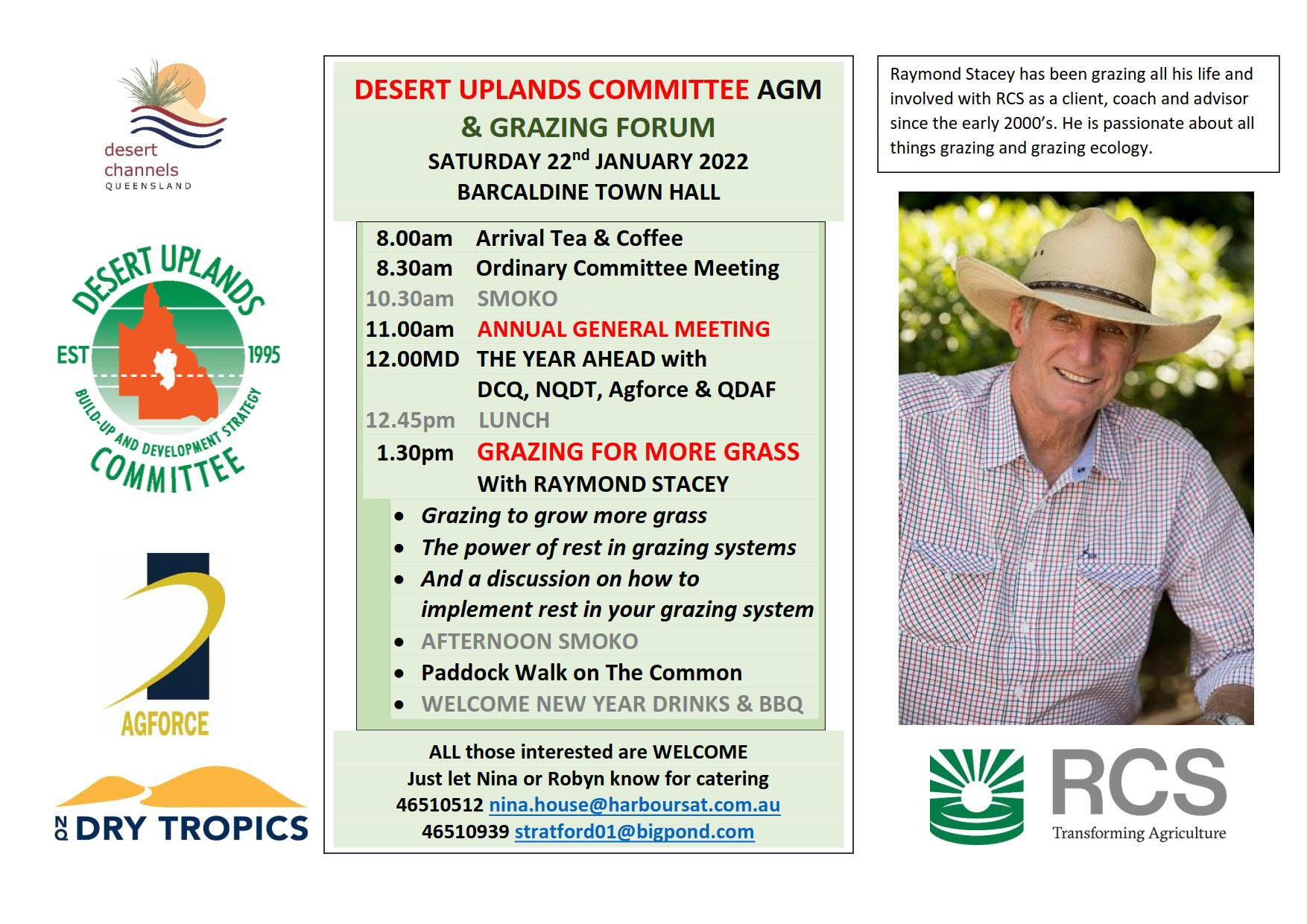 Desert Uplands Committee AGM and Grazing Forum