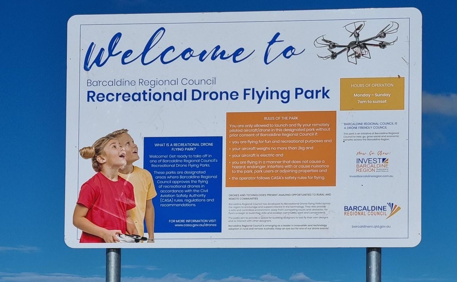 Recreational drone flying park barcaldine v2