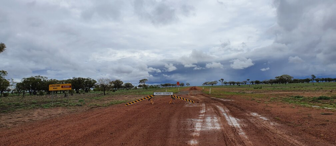 muddy road