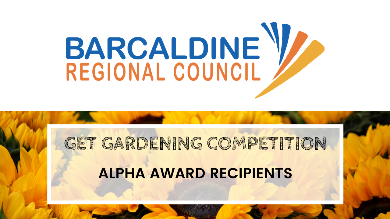 Get Gardening Competition Alpha award recipients