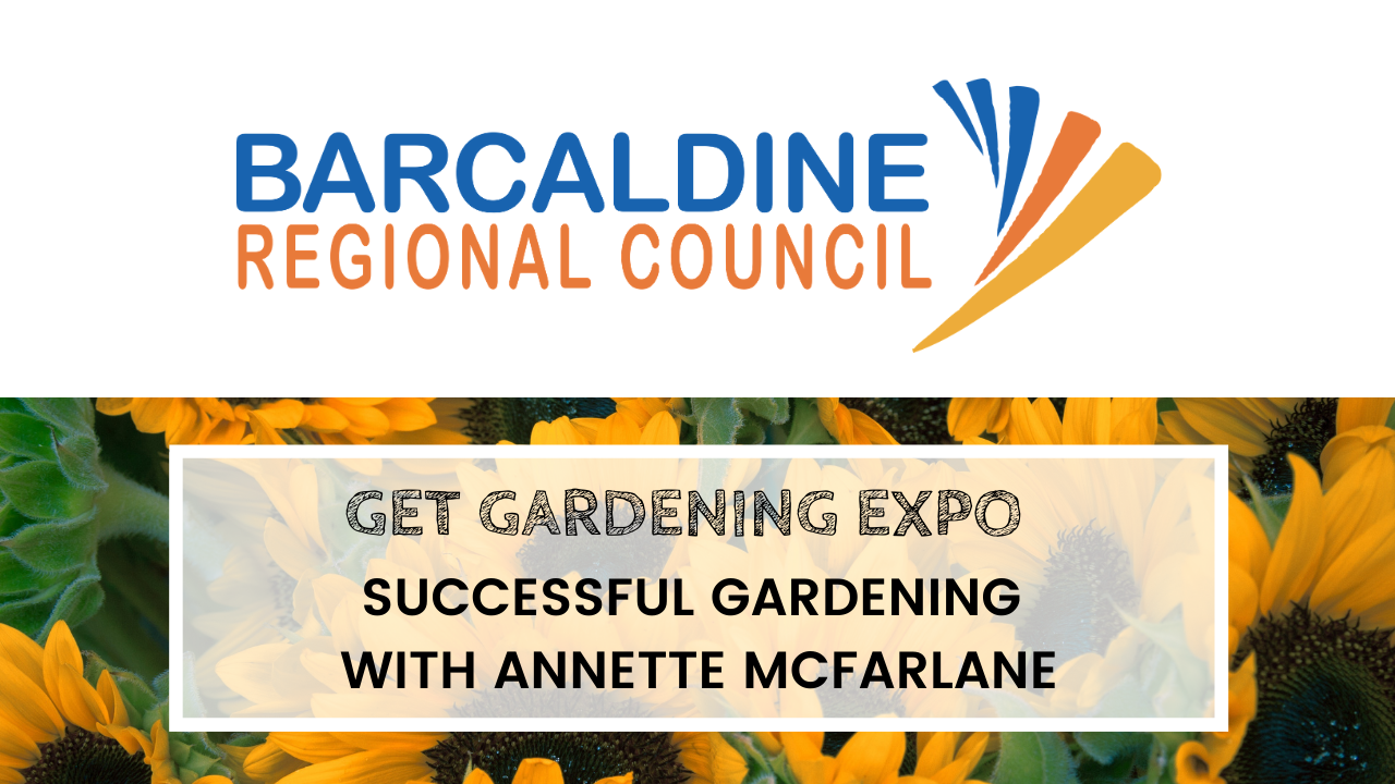 Get gardening expo successful gardening with Annette McFarlane