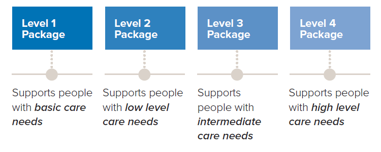 Home Care Package, flow chart 2021