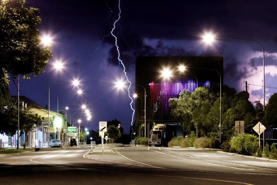 Lightning strike at the Tree of Knowledge