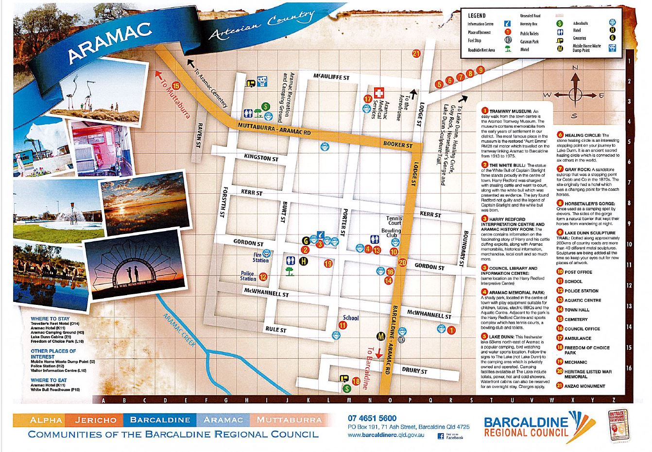 2024 Aramac Town Map