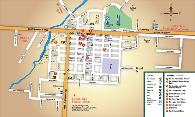 Barcaldine map