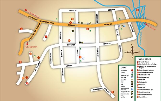 Muttaburra map