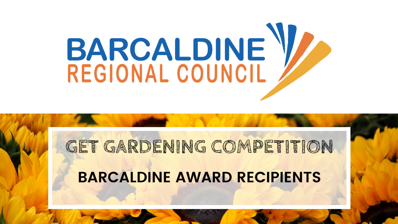 Get Gardening Competition Barcaldine award recipients