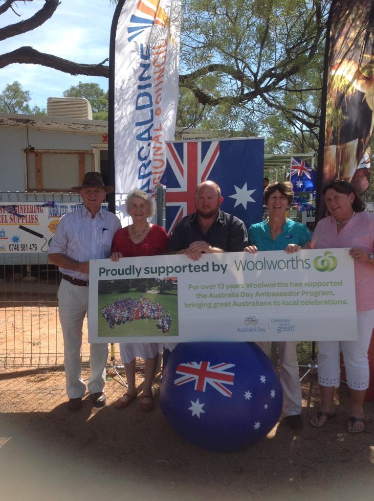 2015 Australia Day Award recipients in Muttaburra