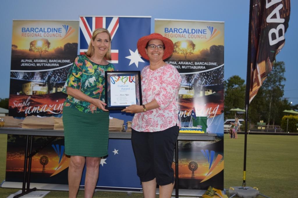 2017 Australia Day - Barcaldine - Jenny Woodward and Joanne Taylor