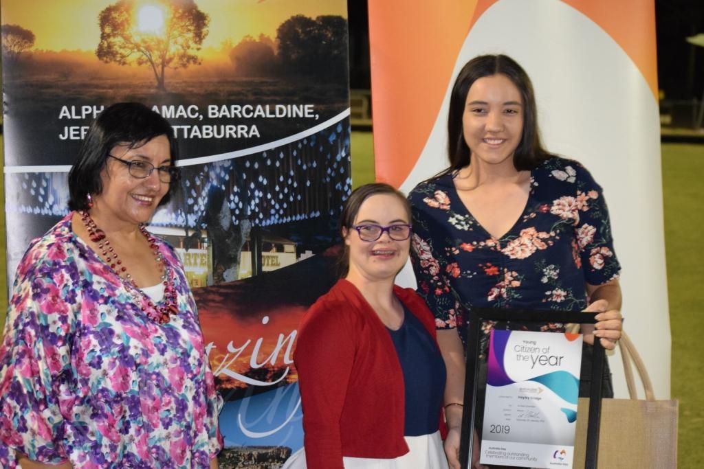 2019 Australia Day - Barcaldine - Gitie House, Olivia Hargroder and Hayley Cridge