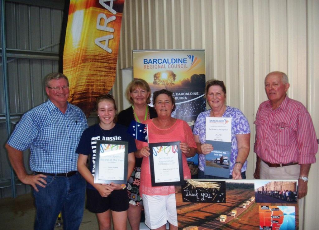 2016 Australia Day Award recipients in Aramac