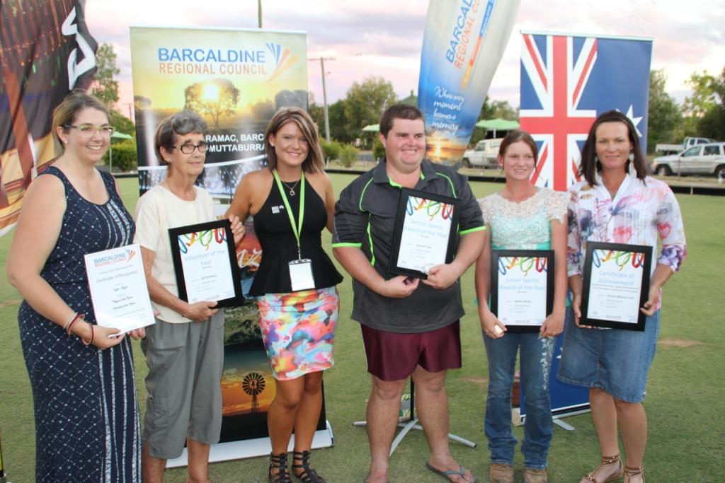 2016 Australia Day Award recipients in Barcaldine