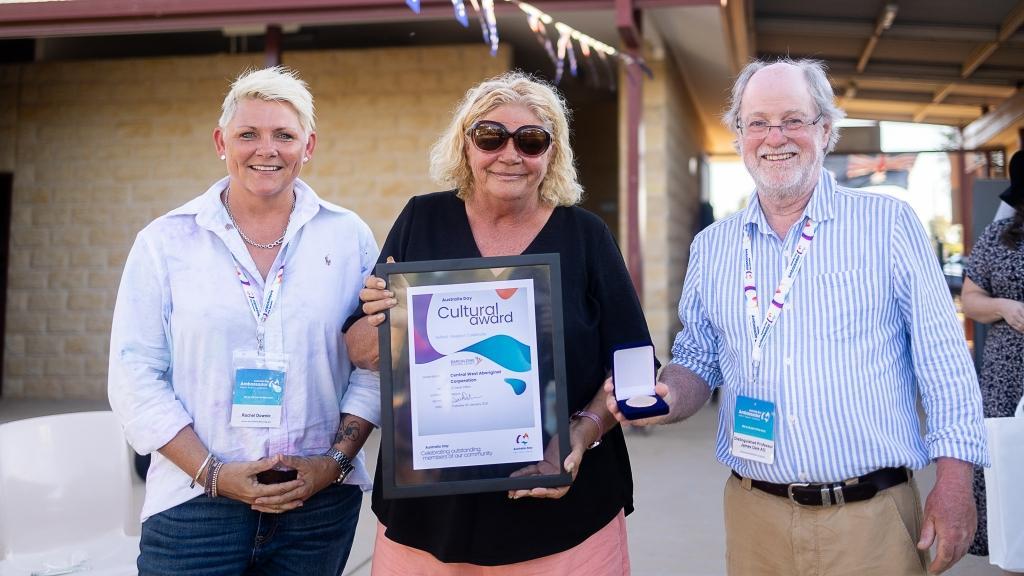 2021 Australia Day Awards - Rachel Downie, Wendy Scott and James Dales