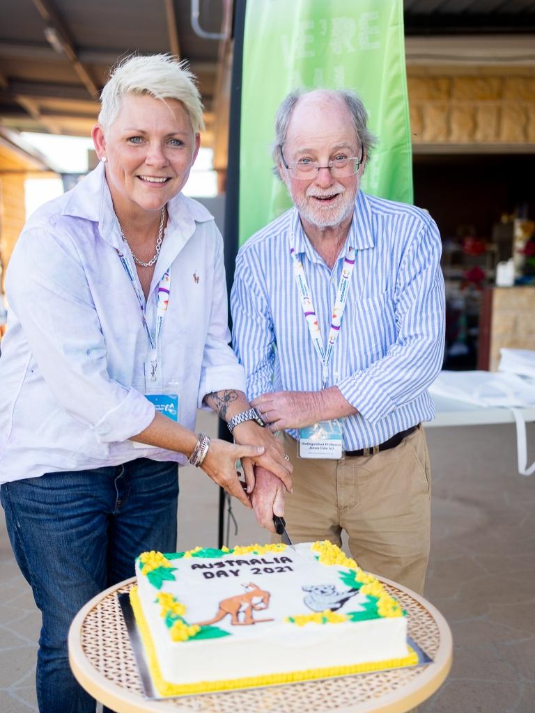 2021 Australia Day event in Barcaldine - Rachel Downie and James Dale