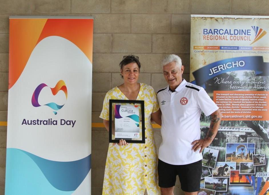 2020 Australia Day Awards - Milynda Rogers and Jay Larkins