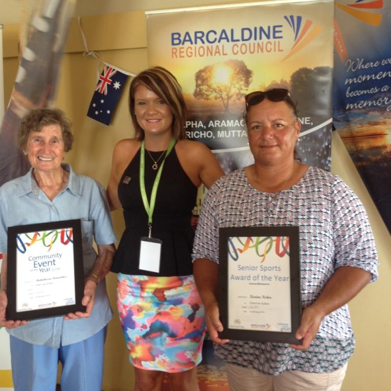 2016 Australia Day - Chern-ee Sutton and Muttaburra recipients